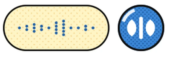 Pulp Dots skin: the listening pill and the bubble